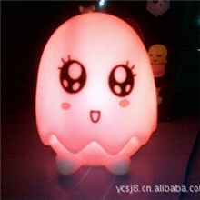 七彩蛋壳小人灯可爱蛋人灯七彩迷人蛋壳小夜灯新款小夜灯