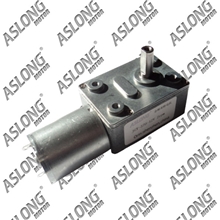 AlongJGY-370蜗轮蜗杆减速马达方形减速箱电机直流减速电机