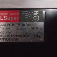 日本三洋伺服电机SANYODENKI钢厂高炉专用P60B18750RXS00特价销售