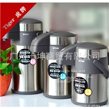 日本tiger/虎牌MAA-A22C不锈钢内胆气压式保温瓶2.2L专柜正品