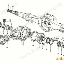 供应汽车配件/差速器壳/差速器/豪沃底盘配件