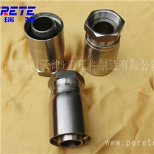 天津供应扣压式胶管接头304不锈钢一体式软管接头派克标准接头