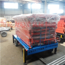 供应500kg升高9米移动升降平台四轮四支点剪叉移动升降平台