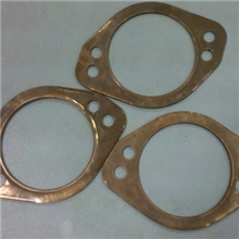 汽车排气管紫铜包覆垫片|夹层口马铁加石墨|紫铜包覆垫片生产厂家