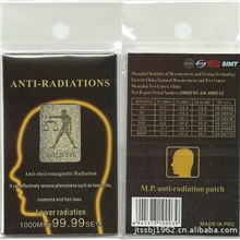 供应手机防辐射贴24K星座英文版(塑料袋包装)生产商