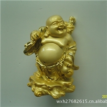 汽车香水弥勒佛车载香水高档车饰摆件