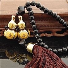 镀金双葫芦汽车挂件出入平安汽车挂饰汽车饰品摆件车内用品