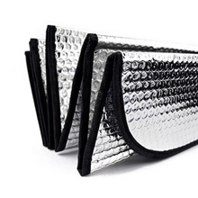 夏天隔热汽车用品防晒汽车双面铝膜遮阳挡遮阳板前挡130*60