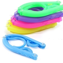 特价彩色旅行折叠衣架简易衣架便携衣架