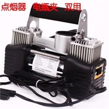 汽车充气泵12v大号双缸轮胎充气泵大功率车用打气泵车载充气泵