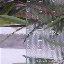 厂家生产供应5mm透明布纹，香梨，千禧格压花玻璃百叶窗玻璃