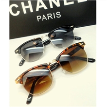 RB3016雷朋强化米钉半框复古太阳镜陈冠希同款男女墨镜厂家批发