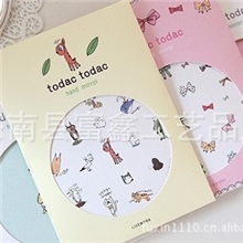 A086批发韩国LIVEWORK甜美可爱小镜子化妆镜随身镜