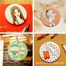 B086韩国LIVEWORK甜美可爱小镜子化妆镜随身镜