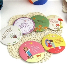 C086韩国可爱甜美化妆镜小镜子随身镜便携式