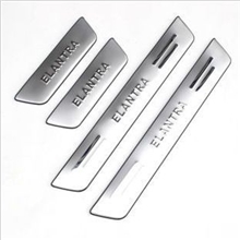 现代朗动精品迎宾踏板朗动门槛条不锈钢装饰条门槛亮条