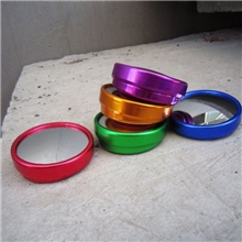 汽车增大视野后视金属彩色小圆镜倒车盲点镜360&deg;旋转/对装倒车