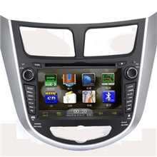 原厂款汽车导航现代瑞纳DVD导航专用一体机4S店专供不改线
