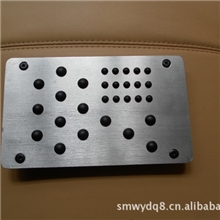 厂家直销美观铝合金拉丝汽车脚垫踏板