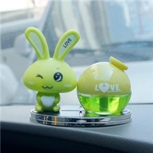 爱心兔子香水love兔汽车香水座/车用香水座车用香水