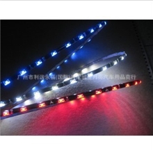 正品LED泪眼灯眉灯眼线侧发光LED行车灯改装必备品装饰灯60CM