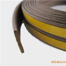 供应I型木门密封条自粘型橡胶条门框密封条