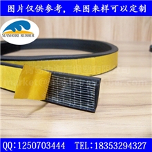 最低价直供背黄色网格自粘胶密条背泡棉胶带密封条