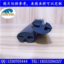 厂家直销玻璃门窗密封胶条EPDM密实胶条规格齐全可定制