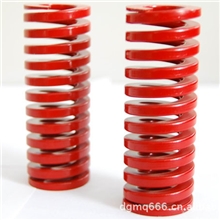 模具弹簧生产商直销高强度机械用不锈钢模具弹簧红色模具弹簧