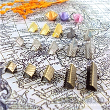 DIY饰品配件马口夹马仔扣马甲扣饰品夹片尺寸齐全