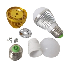 led球泡灯LED灯饰配件3W球泡灯外壳led球泡套件led外壳套件