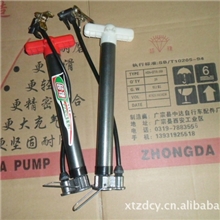 新式自行车迷你型红色、白色手柄气筒