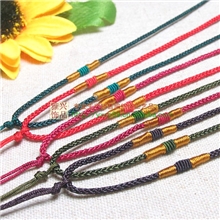 无尾珠螺旋结项链绳子吊坠挂绳批发工艺品编织绳DIY饰品配件