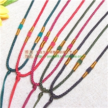 带尾珠经典细款螺旋结项链绳子吊坠挂绳饰品配件批发