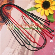 细四股平结直拉项链绳吊坠挂绳项链挂绳饰品配件批发