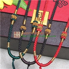 精工款菠萝扣项链绳子吊坠玉石玉器挂绳饰品配件批发