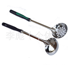 不锈钢汤勺漏勺组合不锈钢勺子餐具批发2元超市批发二元店