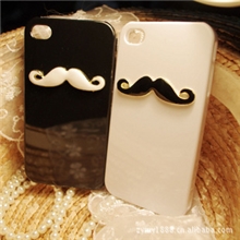 A56合金胡须iphone4s阿凡提情侣手机美容贴钻diy优质配件批发