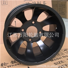 供应12寸全黑王沙滩车越野车铝合金轮毂/车圈/轮辋
