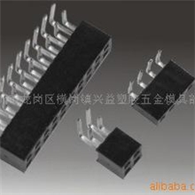 厂家生产供应LCM2.54mm双排母90度塑高5