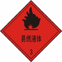 厂家直销优质易燃气体易燃液体标志牌
