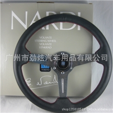Nardi改装方向盘14寸赛车方向盘5173NDPVC方向盘钛色支架
