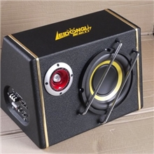 厂家热销高档8寸包皮梯形带高音有源汽车低音炮车载音响高品质