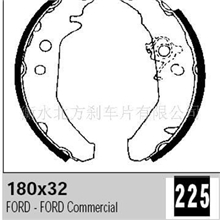 供应出口刹车片刹车蹄
