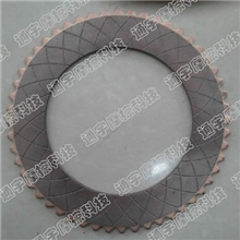 【出口畅销】江苏摩擦片厂家生产网状油槽铜基摩擦片锰钢摩擦片