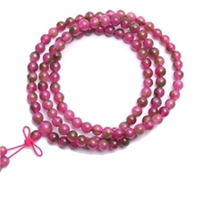 专柜正品天然水晶西瓜玉髓佛珠手链旺夫石108颗西瓜玉髓超值款6mm