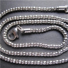 厂家现货供应不锈钢玉米链项链饰品批发(外径:1.9至6.0MM)