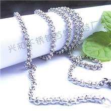 厂家现货供316L不锈钢珍珠链项链批发(外径:2.0至4.5MM)