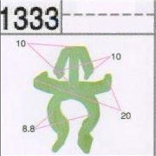 供应XH1333汽车卡扣nisang汽车支撑杆尼龙塑料卡扣