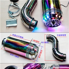 供应摩托车配件改装滤清器七彩带灯空滤